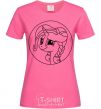 Women's T-shirt A pony in a circle heliconia фото