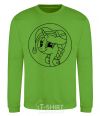 Sweatshirt A pony in a circle orchid-green фото