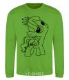 Sweatshirt A pony with a crown orchid-green фото