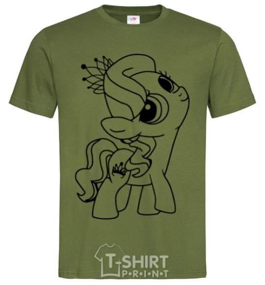 Men's T-Shirt A pony with a crown millennial-khaki фото