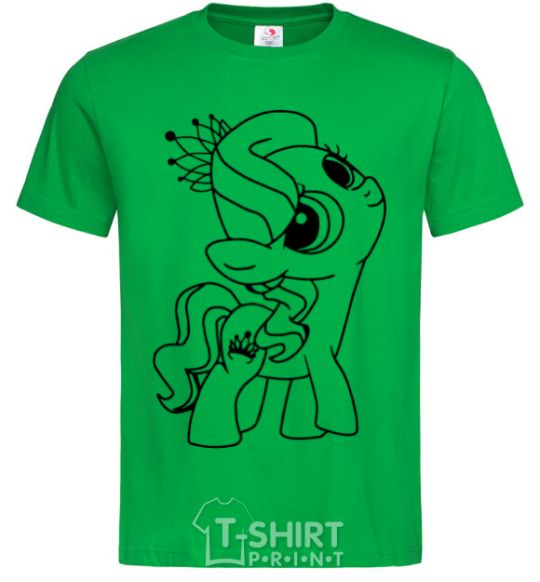 Men's T-Shirt A pony with a crown kelly-green фото