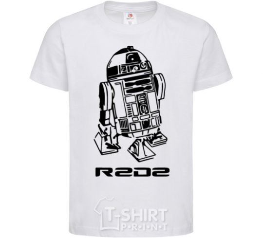Детская футболка R2D2 Белый фото