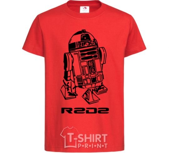 Детская футболка R2D2 Красный фото