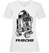 Women's T-shirt R2D2 White фото