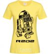 Women's T-shirt R2D2 cornsilk фото