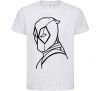 Kids T-shirt Deadool s head White фото