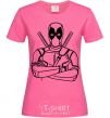 Women's T-shirt Deadool heliconia фото