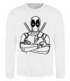 Sweatshirt Deadool White фото