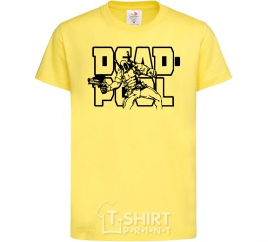 Детская футболка Дедпул Лимонный фото