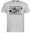 Men's T-Shirt Deadpool grey фото
