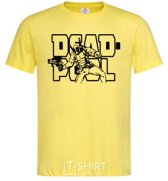 Men's T-Shirt Deadpool cornsilk фото