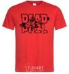 Men's T-Shirt Deadpool red фото
