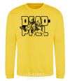 Sweatshirt Deadpool yellow фото