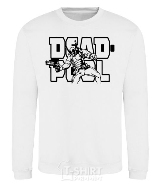 Sweatshirt Deadpool White фото
