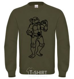Sweatshirt Michelangelo with pizza sand фото