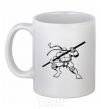 Ceramic mug Donatello the turtle White фото