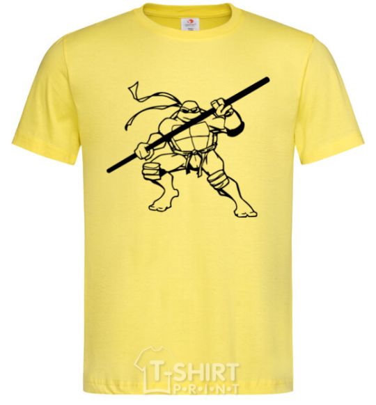 Men's T-Shirt Donatello the turtle cornsilk фото