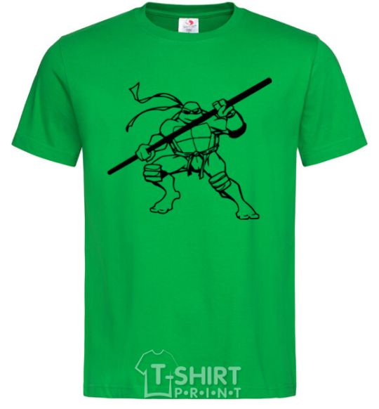 Men's T-Shirt Donatello the turtle kelly-green фото