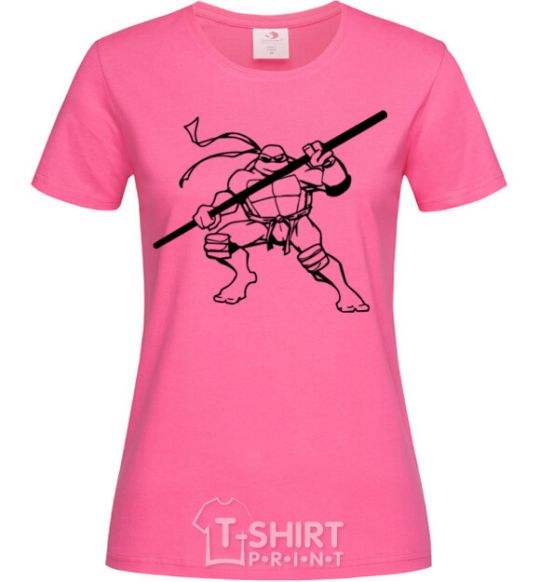Women's T-shirt Donatello the turtle heliconia фото
