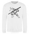 Sweatshirt Donatello the turtle White фото