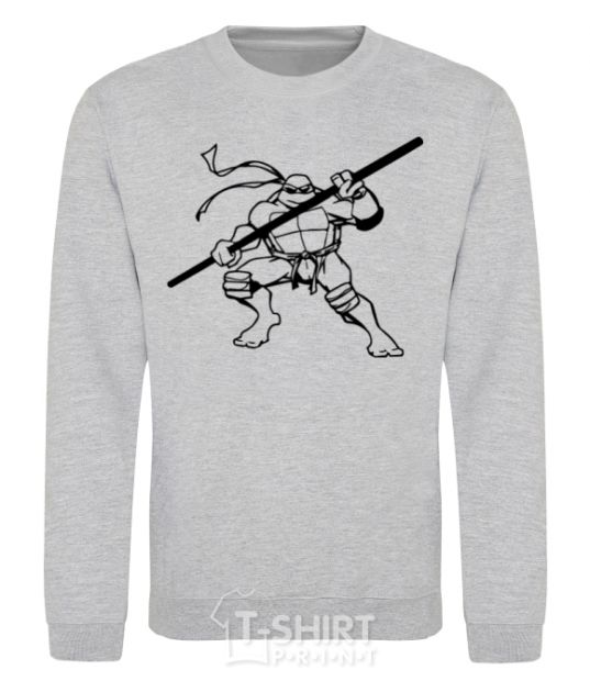 Sweatshirt Donatello the turtle sport-grey фото