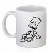 Ceramic mug Bart laughs White фото