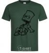 Men's T-Shirt Bart laughs bottle-green фото