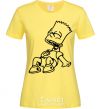 Women's T-shirt Bart laughs cornsilk фото