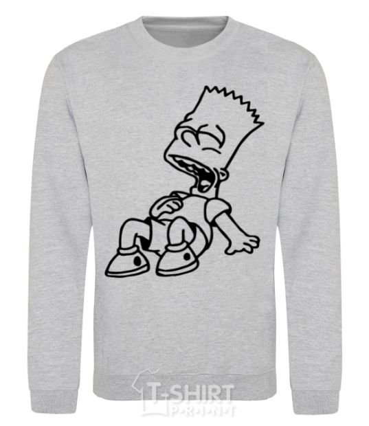 Sweatshirt Bart laughs sport-grey фото