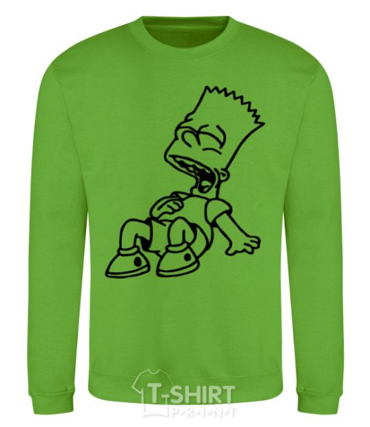 Sweatshirt Bart laughs orchid-green фото