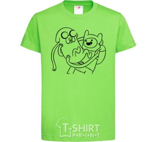 Kids T-shirt Adventures orchid-green фото
