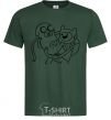 Мужская футболка Приключения Темно-зеленый фото