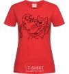 Women's T-shirt Adventures red фото