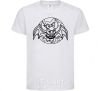 Kids T-shirt Bat monster White фото