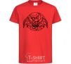 Kids T-shirt Bat monster red фото