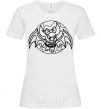 Women's T-shirt Bat monster White фото