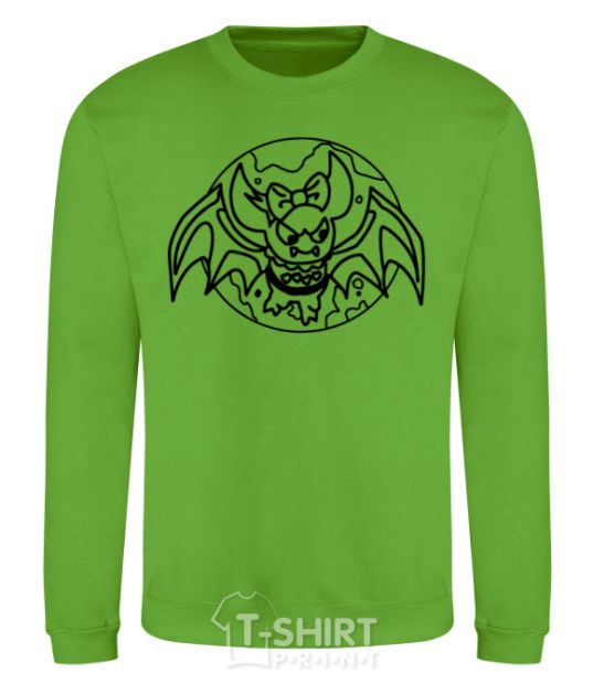 Sweatshirt Bat monster orchid-green фото