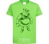 Kids T-shirt Зеленый Шрек orchid-green фото