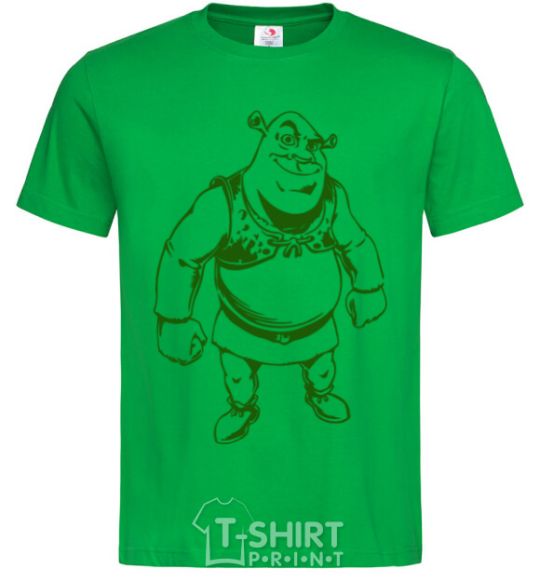 Мужская футболка Зеленый Шрек Зеленый фото