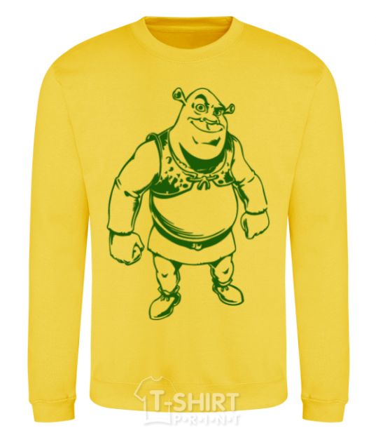 Sweatshirt Зеленый Шрек yellow фото