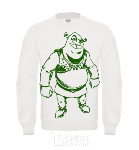 Sweatshirt Зеленый Шрек White фото