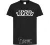 Kids T-shirt League of legends logo black фото