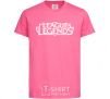 Детская футболка League of legends logo Ярко-розовый фото