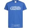 Kids T-shirt League of legends logo royal-blue фото