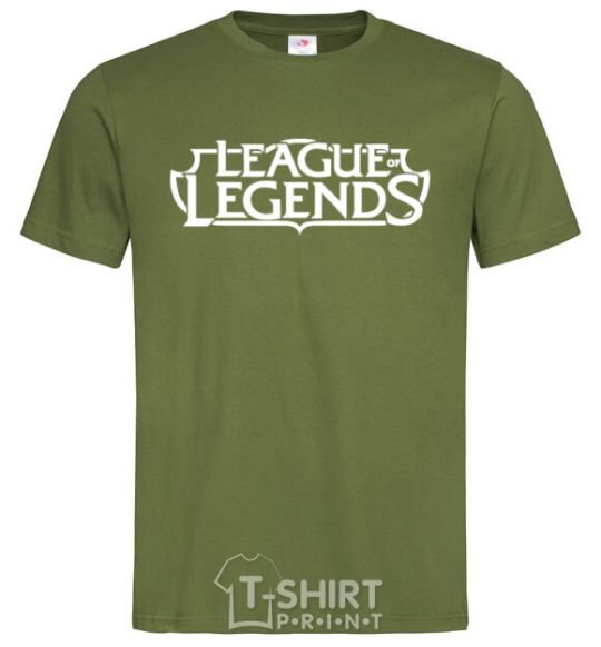 Men's T-Shirt League of legends logo millennial-khaki фото