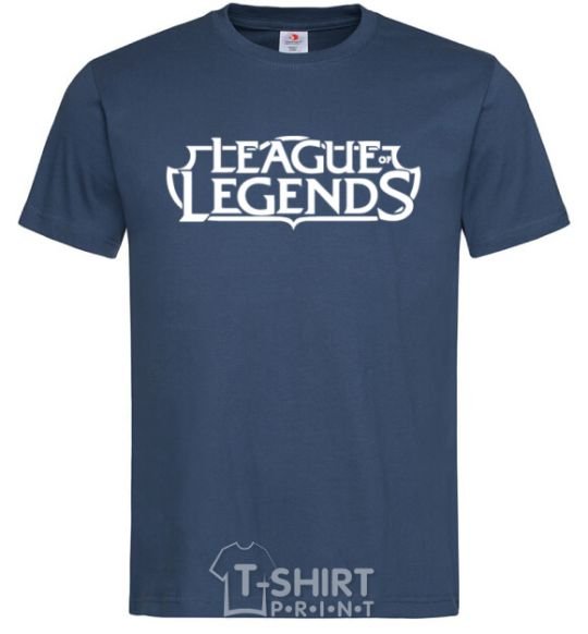 Men's T-Shirt League of legends logo navy-blue фото