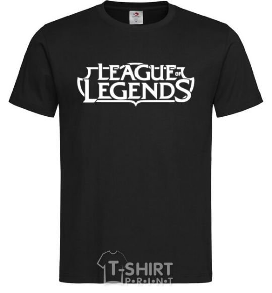 Men's T-Shirt League of legends logo black фото