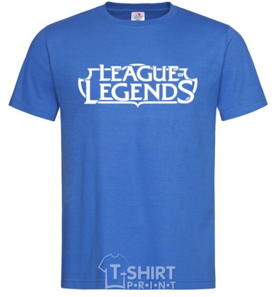 Men's T-Shirt League of legends logo royal-blue фото