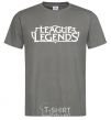 Men's T-Shirt League of legends logo dark-grey фото