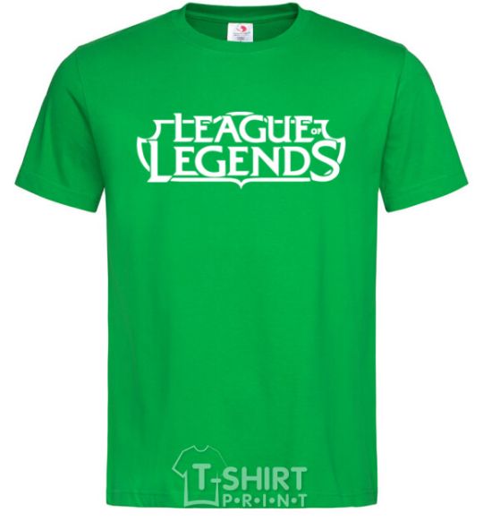 Men's T-Shirt League of legends logo kelly-green фото